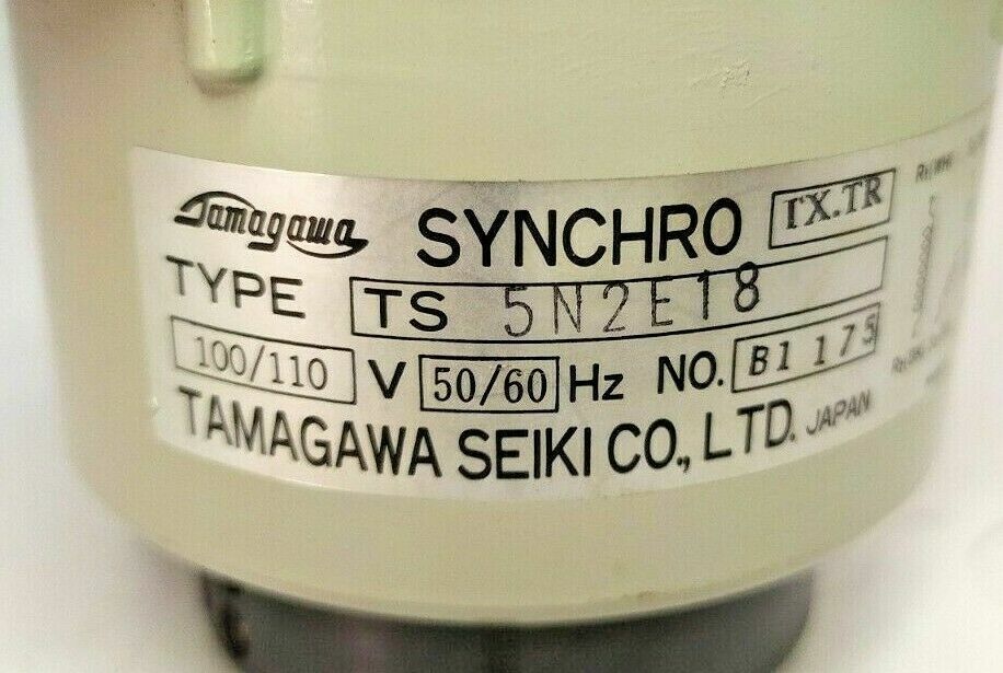 TAMAGAWA Synchro Motor TX.TR TS5N2E18 (100/110V AC, 50/60 Hz) - NEW
