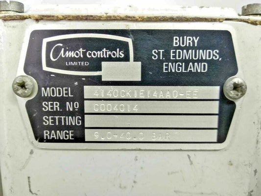 Amot Controls 4140CK1E14AA0-EE Range: 9-40 bar - NEW
