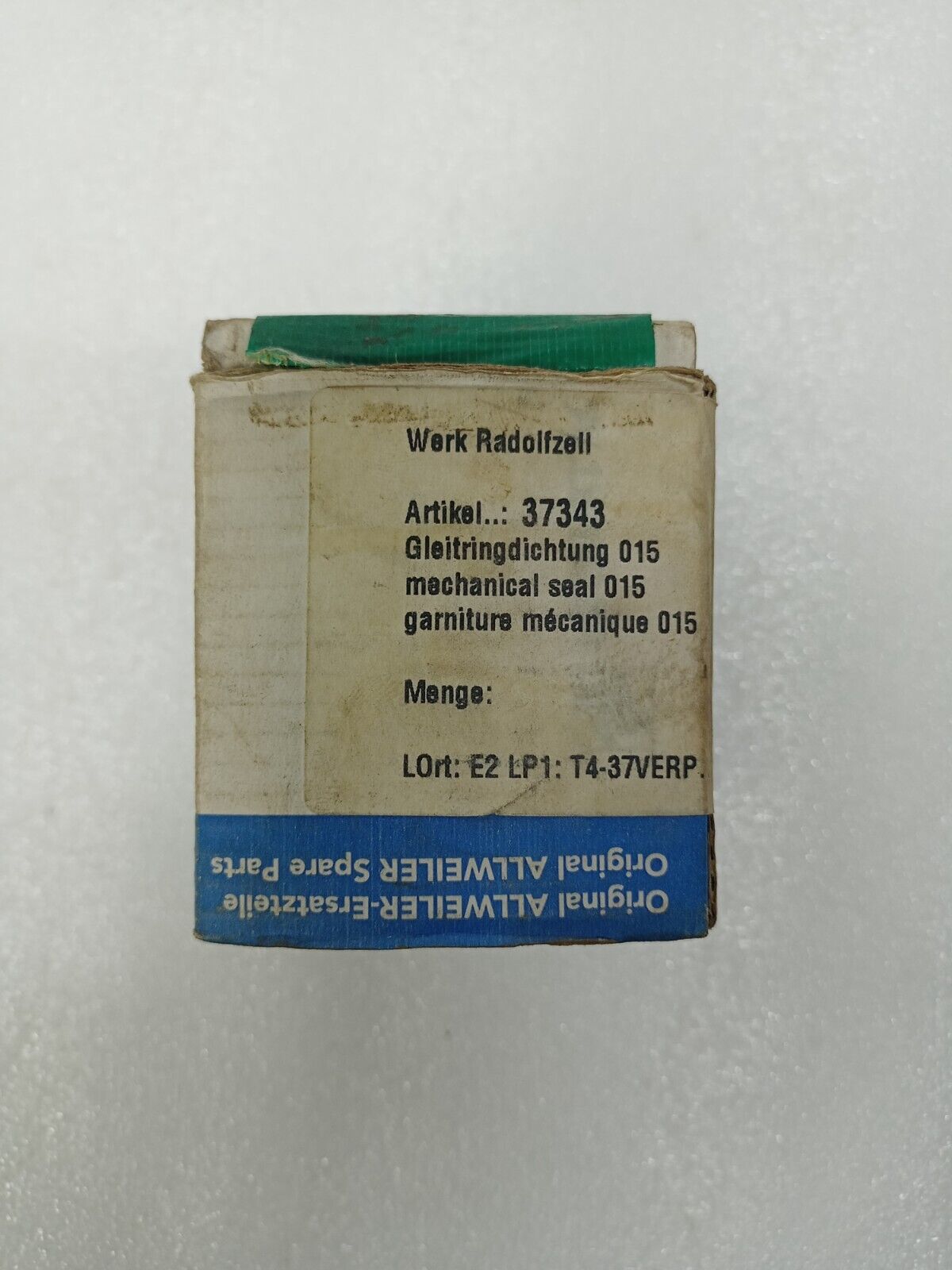 Allweiler Mechanical seal 015 size:15mm - New