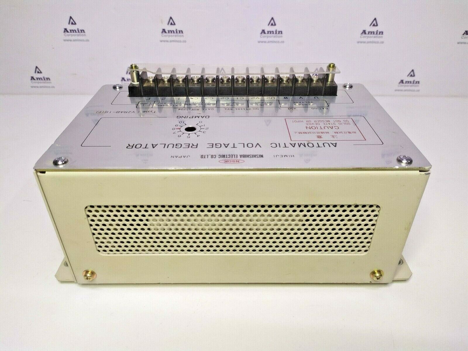 Nishishiba VZRAB-1S(P) Automatic Voltage Regulator AVR - NEW Free Fast shipping