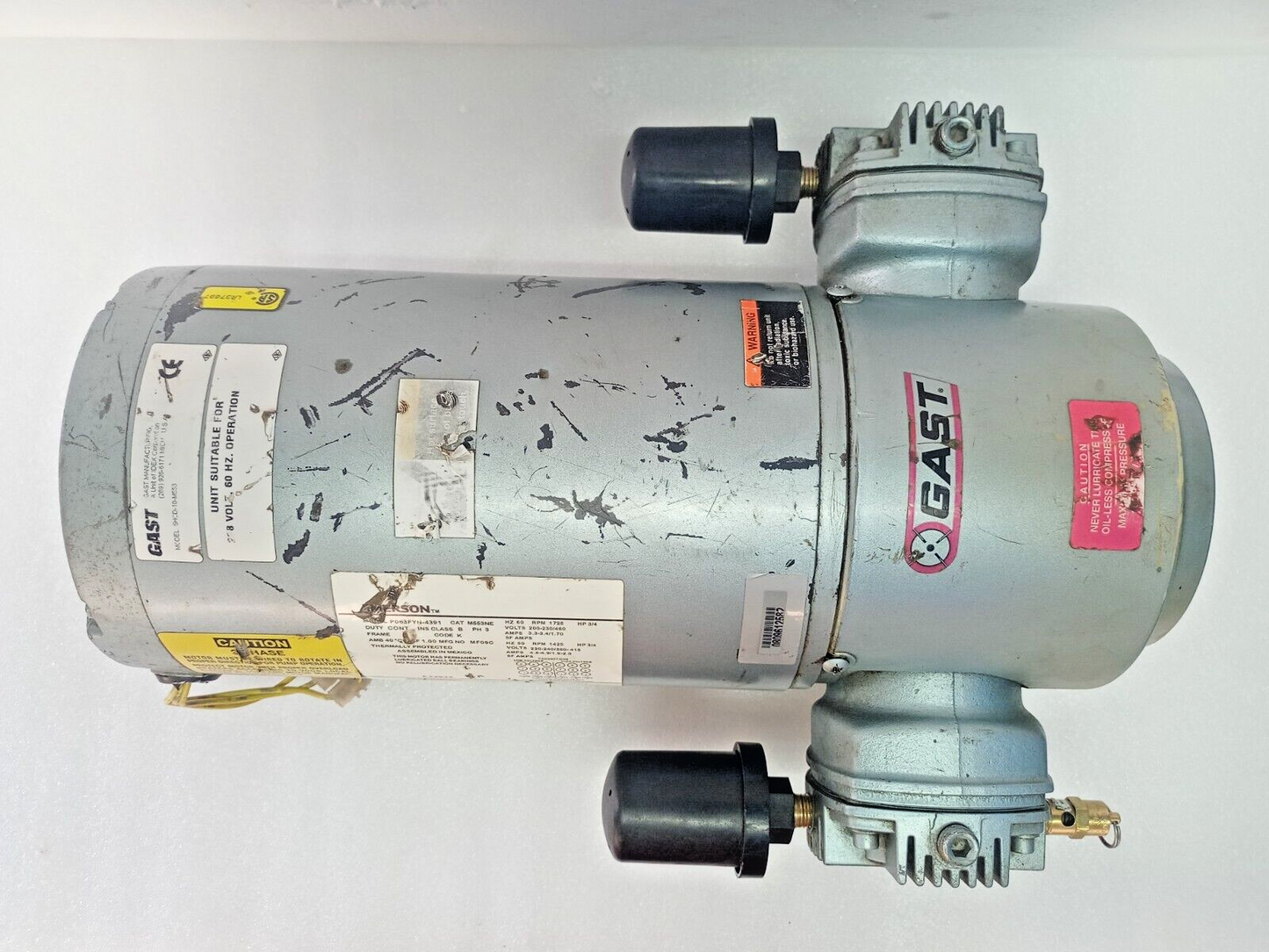 Gast 5HCD-10-M533 Piston air compressor