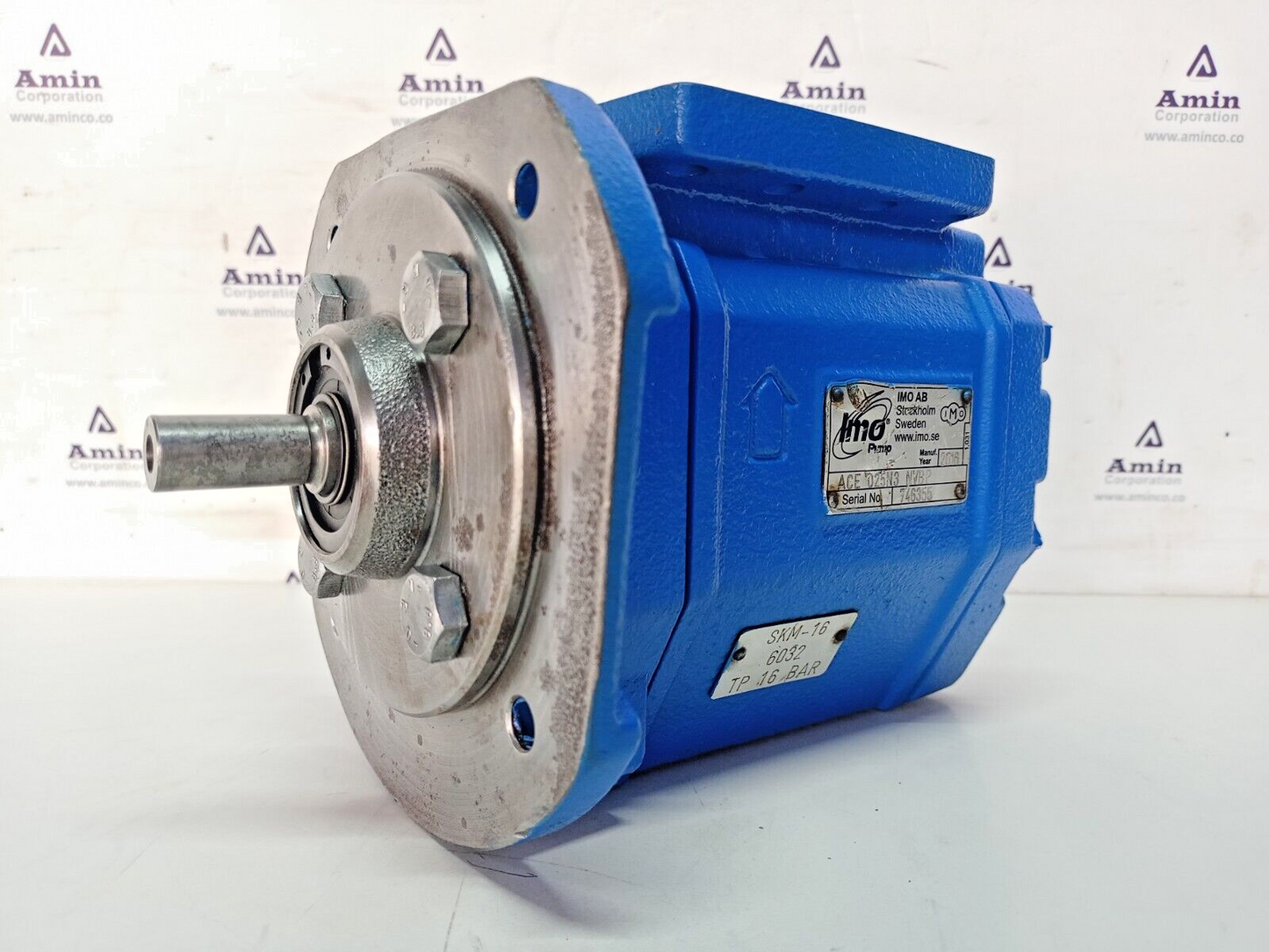 IMO Pump ACE 025N3 NVBP Triple screw oil pump - Refurbished and Tested