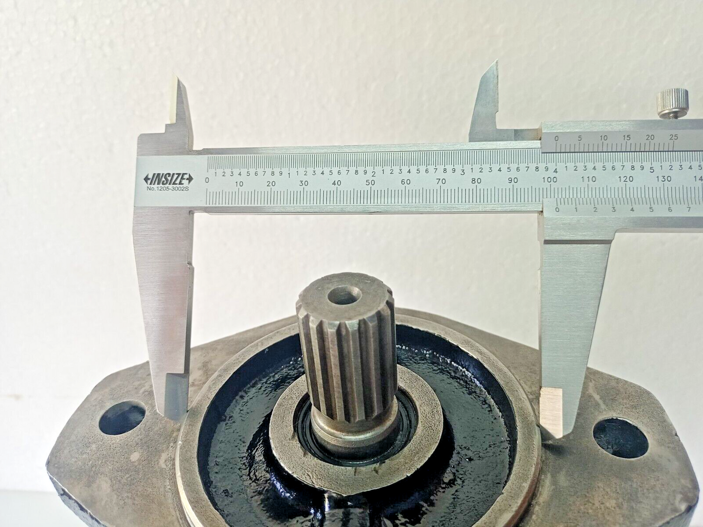 Parker Double Hydraulic gear pump Spline shaft