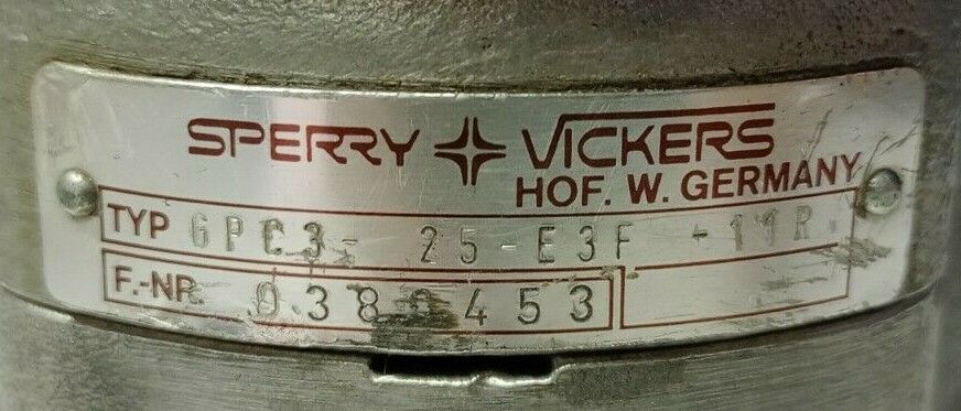 Sperry Vickers GPC3-25-E3F-11R Hydraulic gear pump