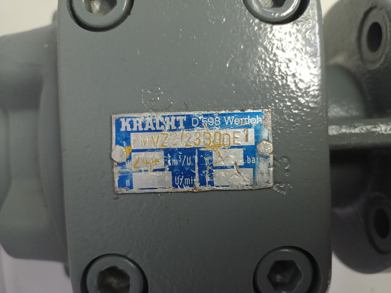 Kracht FMVZ 2/23 B0DE1 Transfer gear pump - Refurbished and Tested