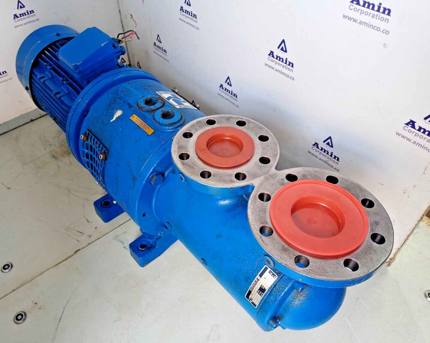 Allweiler SNGF210ER46E8.9-W61 Triple screw pump with 8.7 kw 1680rpm motor - NEW