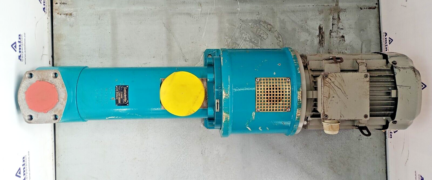 Leistritz L3MF-060/096 Triple screw pump with 4/4.8 kW 50/60 hz motor - NEW 2018