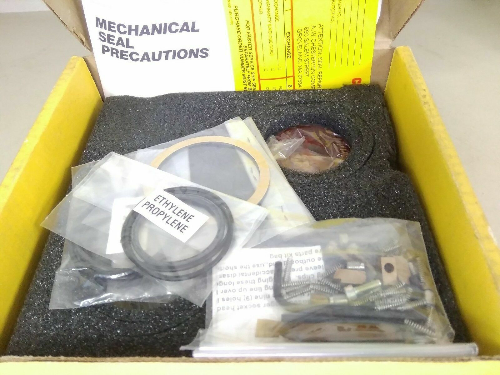 Chesterton 123-1-13 SPK CB/CR Spare Seal Kit - NEW
