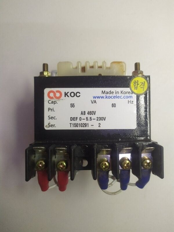 KOC transformer 55VA, 60hZ, AB460V, DEF 0-5.5-230V - NEW