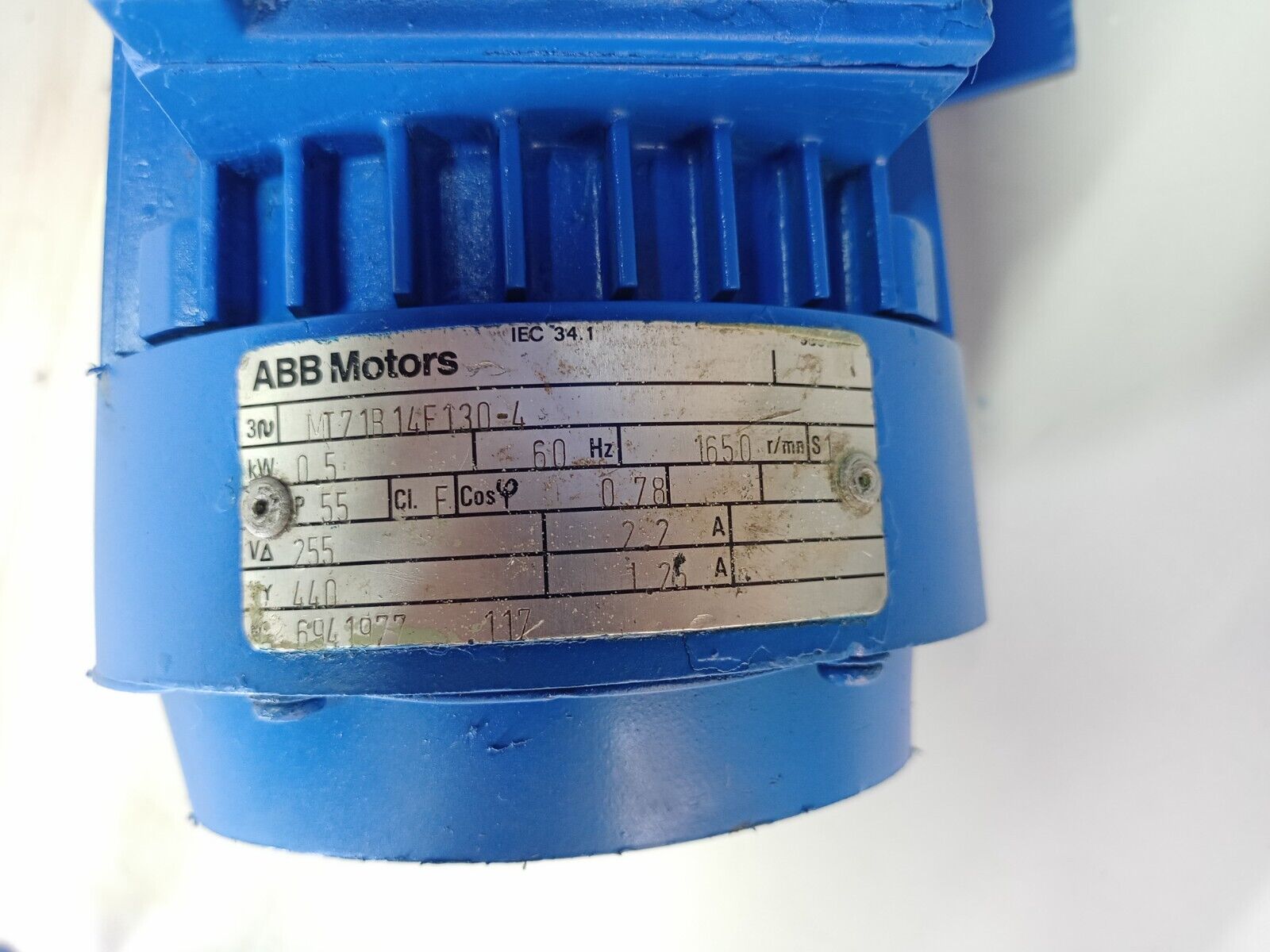 IMO ACD 025N6 IVBP Triple screw pump 0.5kW electric Motor - Refurbished Tested