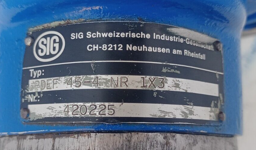 SIG screw pump PDF 45-4 NR 1X3 B3/BMV Triple screw pump