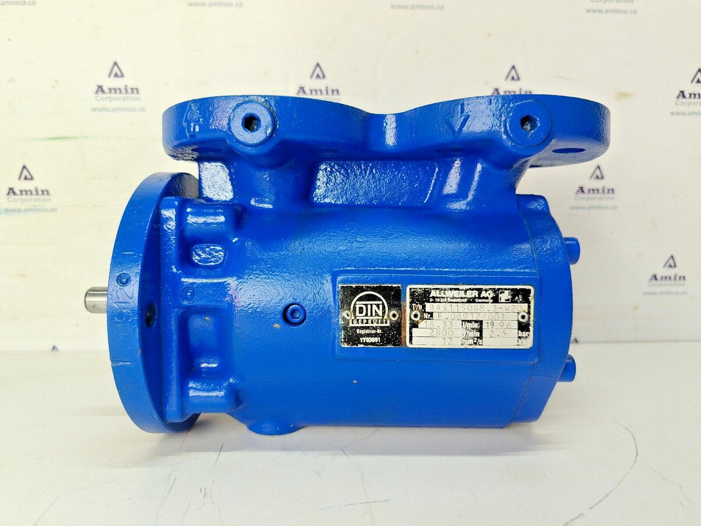 Allweiler BAS1150 G8.3-W20 Triple screw pump oil transfer pump - Refurbished