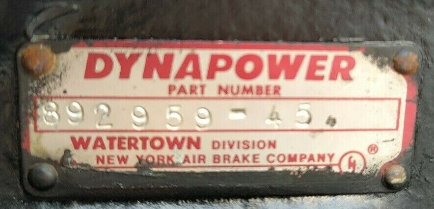 Dynapower 896433-50, 892959-45 Hydraulic Pump