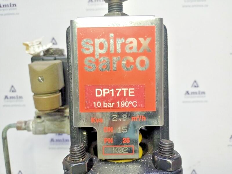 Spirax Sarco DP17TE Pilot operated Pressure/Temperature control valve DN15 PN25