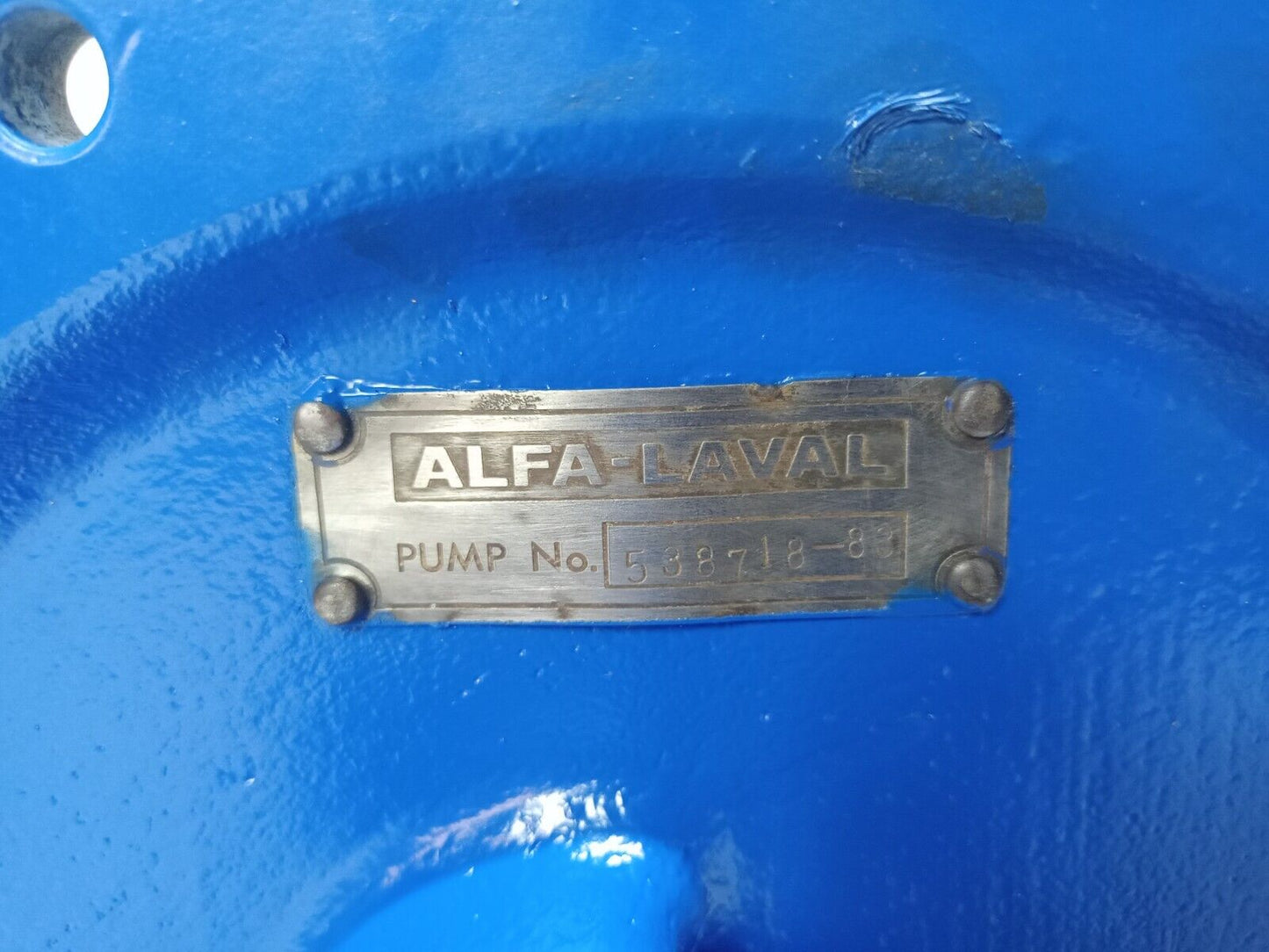 Alfa-Laval Pump No. 538718-83 gear pump