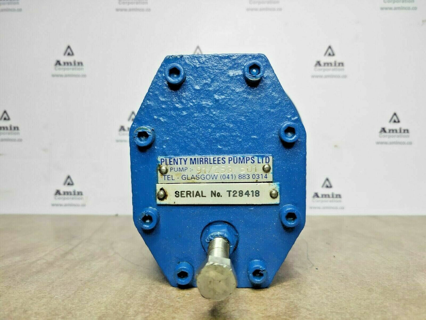 Plenty Mirrlees pump Triro T-range 91/253/501 Triple screw pump