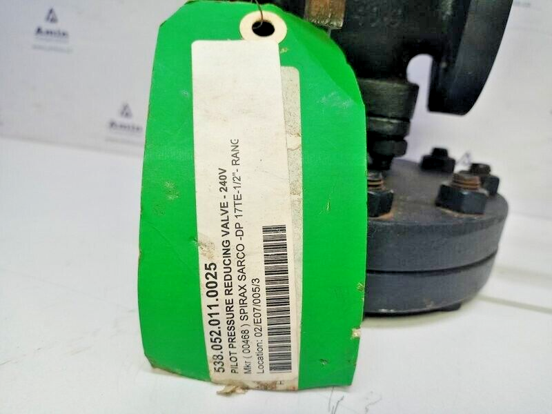 Spirax Sarco DP17TE Pilot operated Pressure/Temperature control valve DN15 PN25