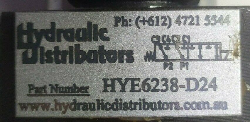 HYE6238-D24 Selector valve 6-way port: 3/8'' BSPP 24VDC Selector valve