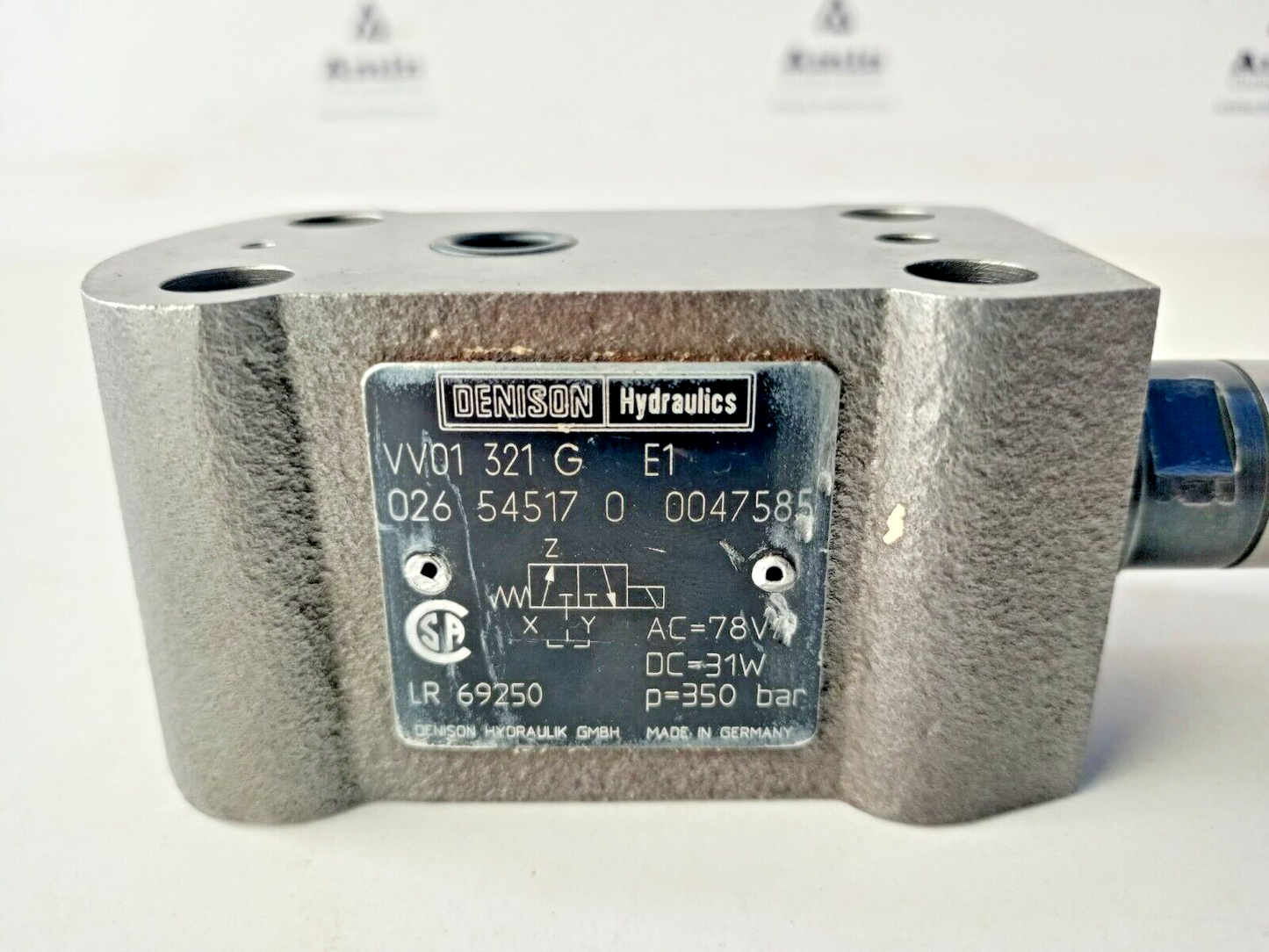 Denison Hydraulics VV01 321 G E1 026-54517-0 valve