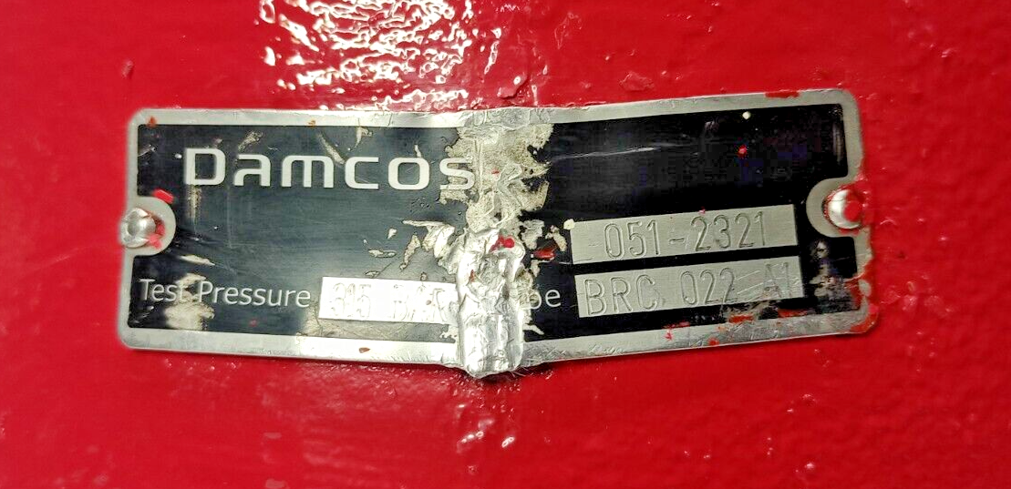 Damcos BRC 022-A1 Hydraulic Double Acting Balanced Rotary Actuator 051-2321 #2