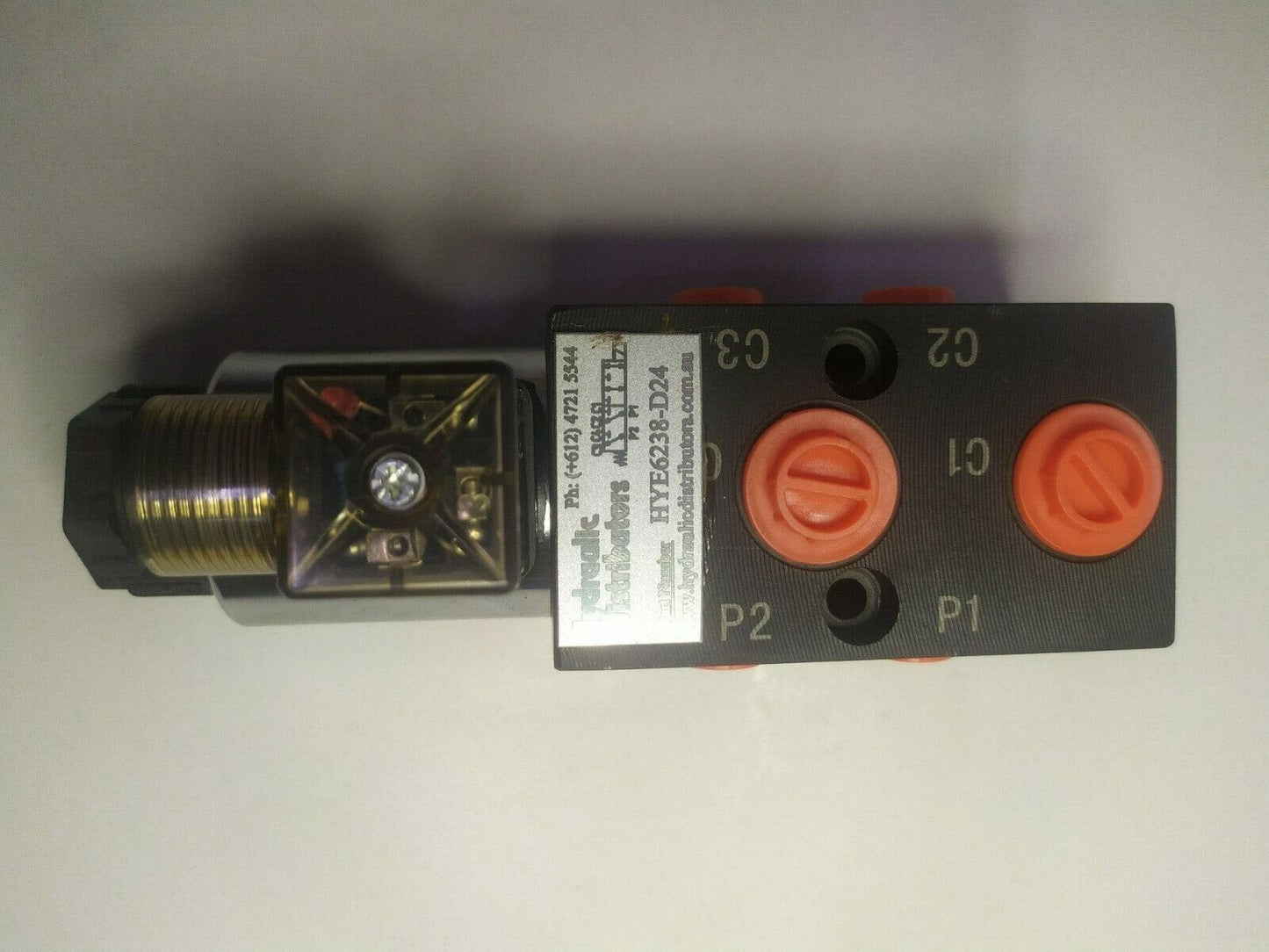 HYE6238-D24 Selector valve 6-way port: 3/8'' BSPP 24VDC Selector valve