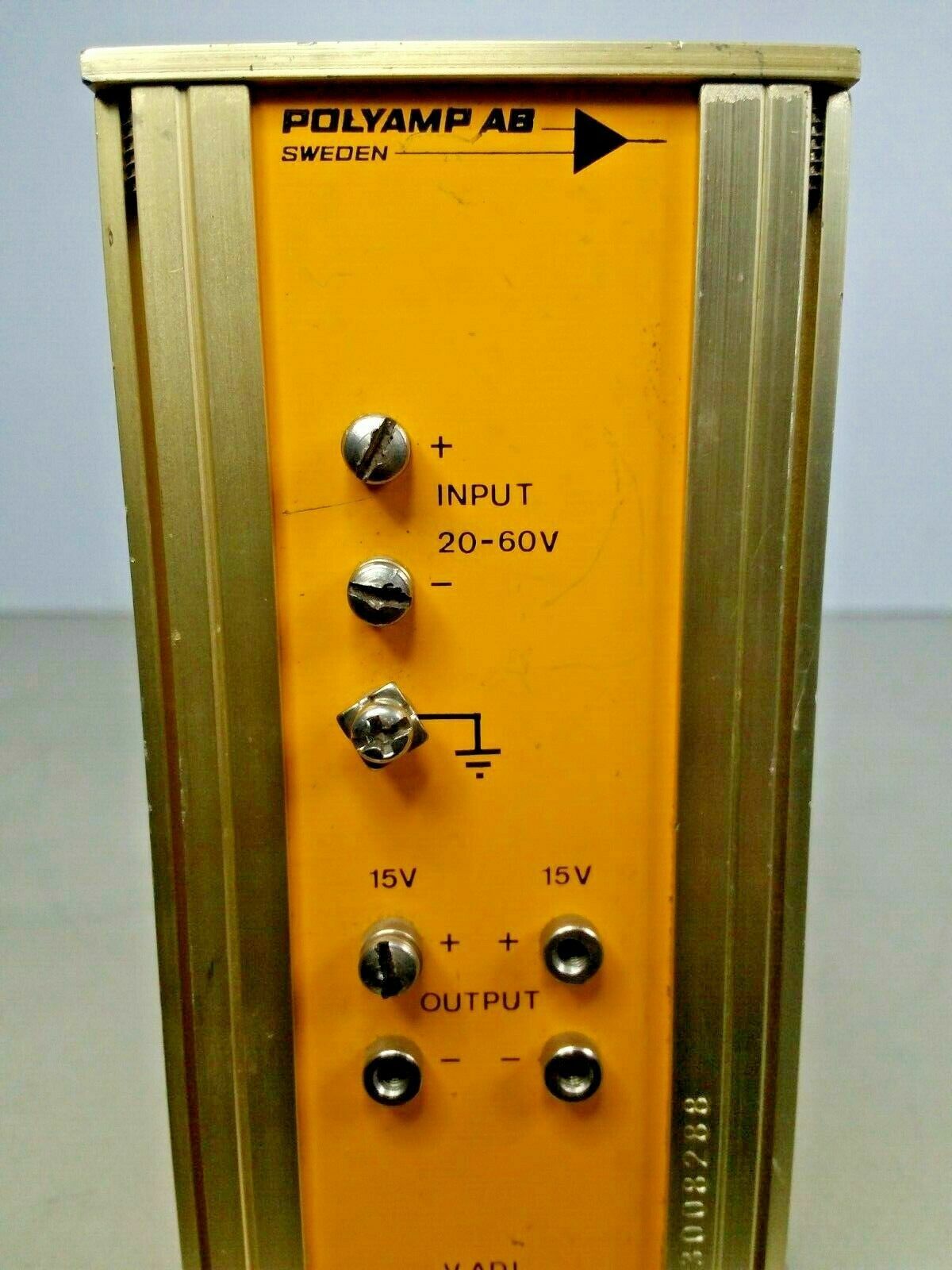 Polyamp AB PC30B15S15 DC -DC Converter 20-60v input 15-15v output