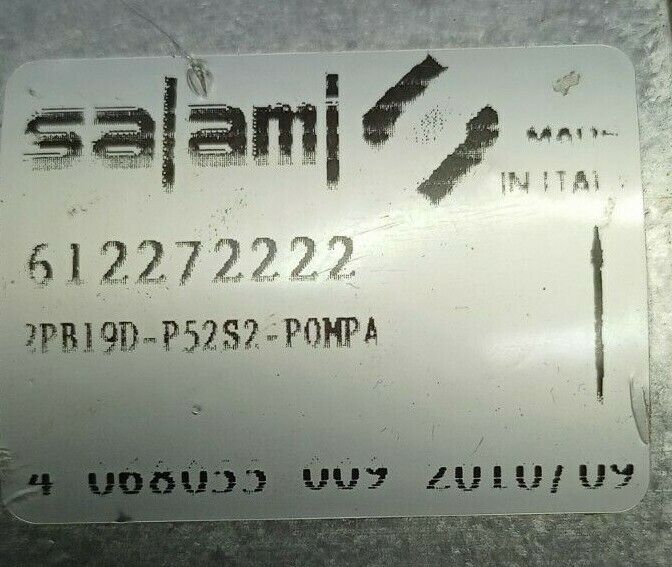 Salami 2PB19D-P52S2 Hydraulic gear pump - NEW