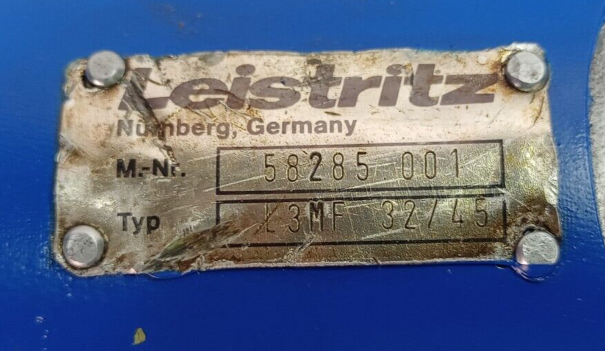 Leistritz L3MF 32/45 Triple screw pump oil transfer pump - Pressure Tested