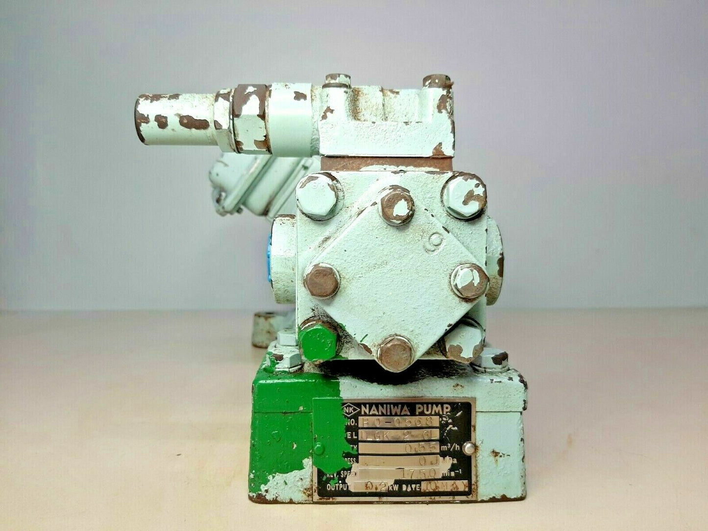 Naniwa pump TLGK-2-6L Rotary gear pump with motor Lubricating/ Fuel transfer