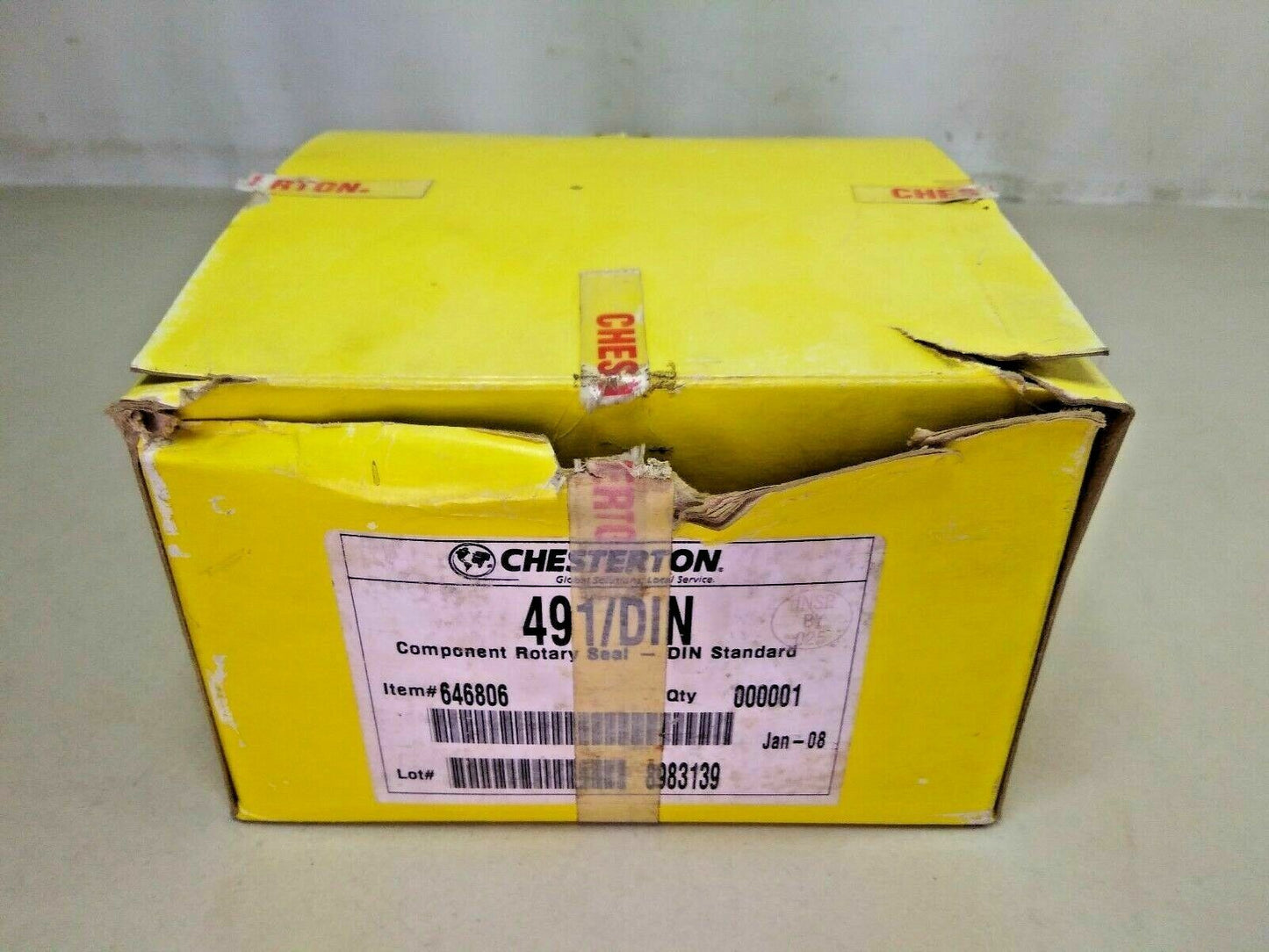 CHESTERTON 491/DIN ROTARY SEAL, Size: 100 mm - NEW