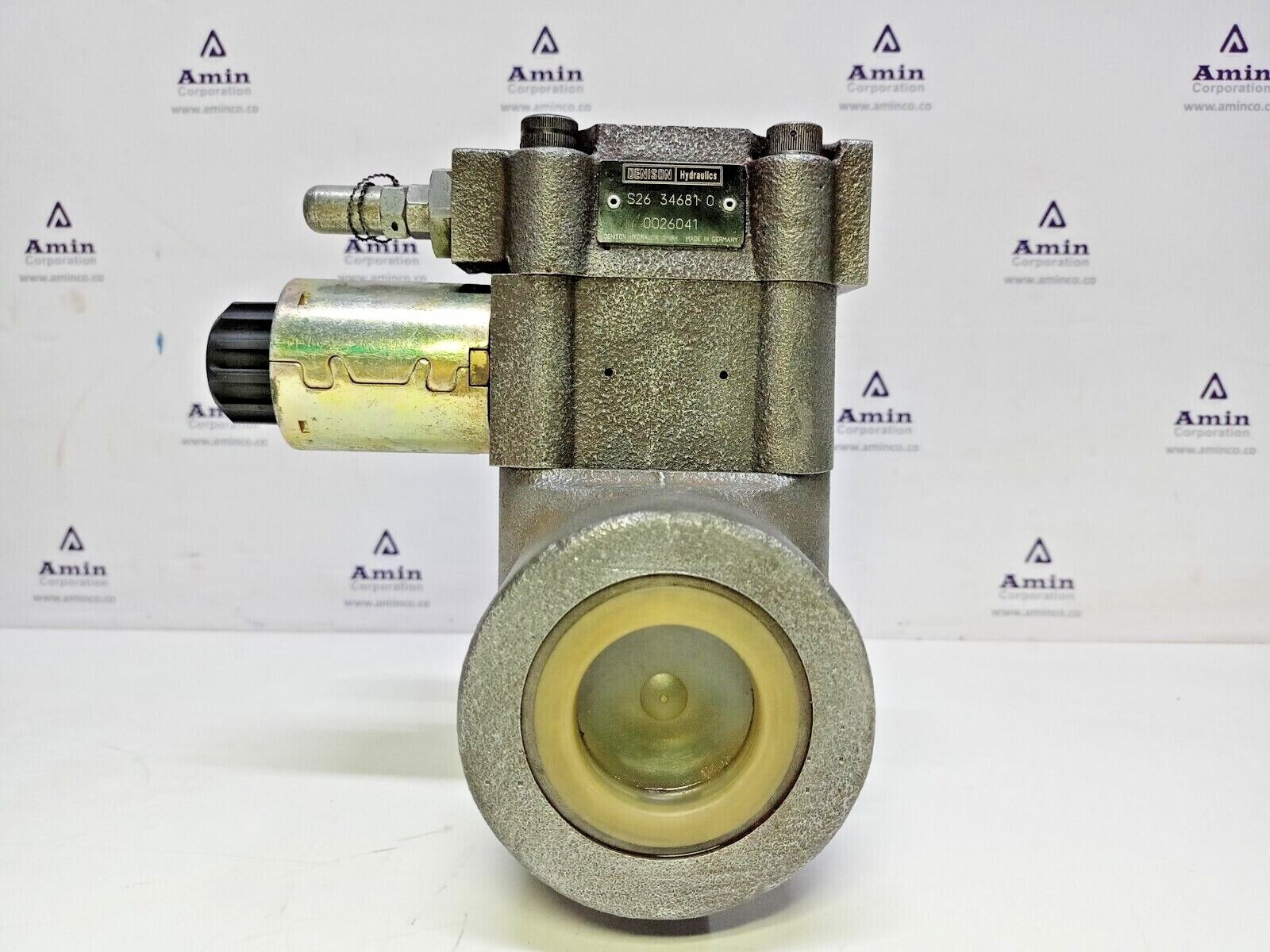 Denison hydraulics R4V10 5D9 30 with VV01 311 G E1 Pre. control and vent valve