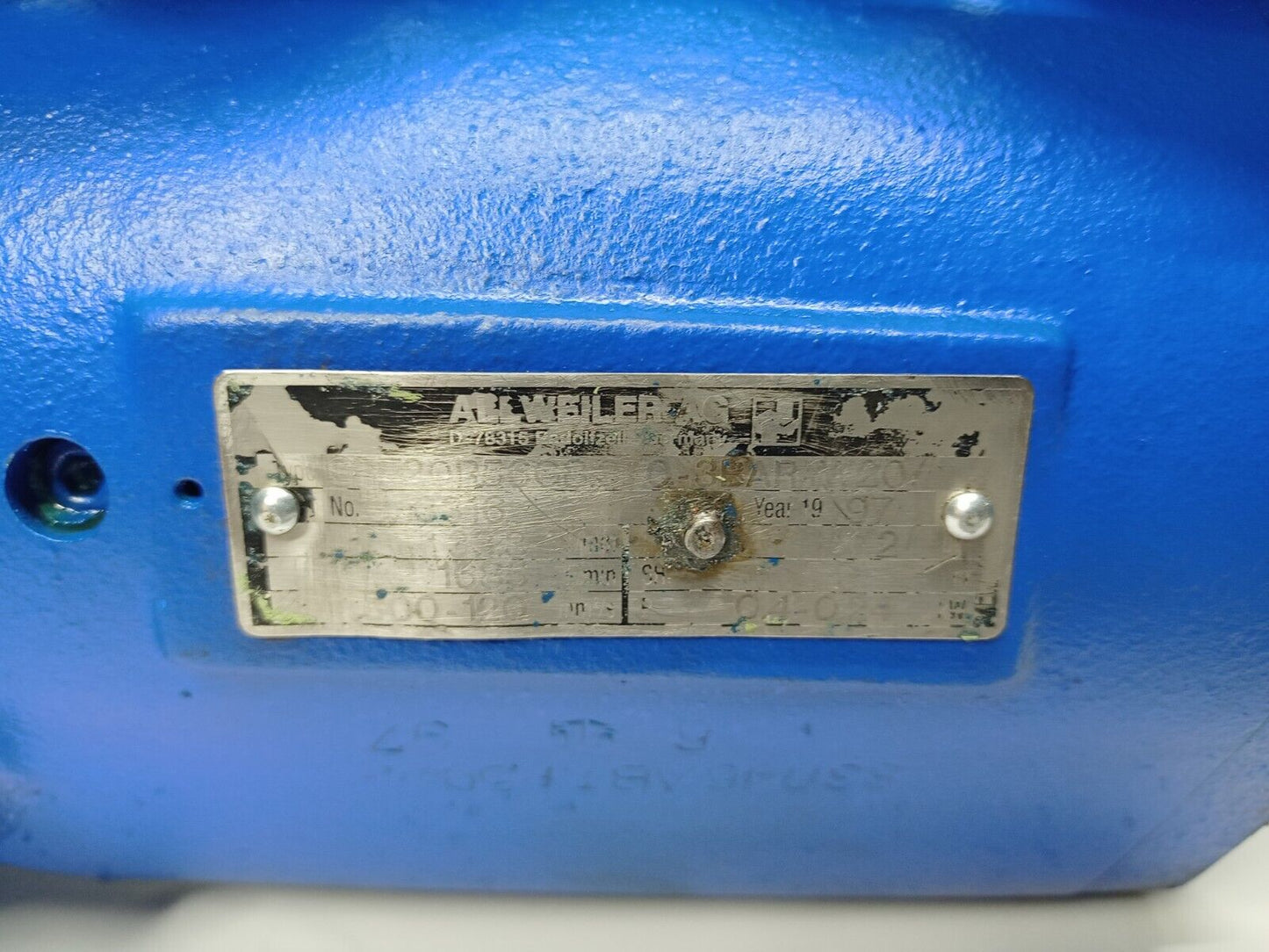 Allweiler SPF20 R56 G8.3 0-3BAR W20 Triple screw pump - TESTED PUMP #2