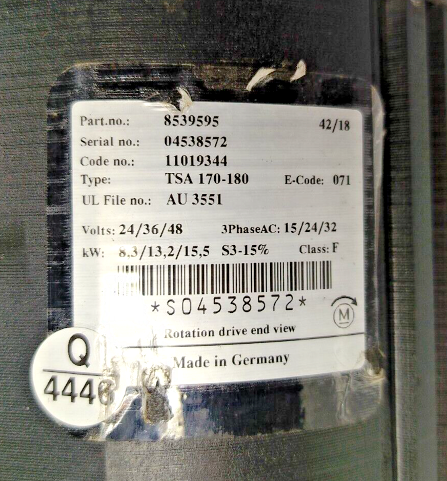 Hyster motor 8539595 24/36/48V forklift pump motor - NEW