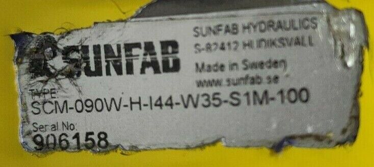 Sunfab SCM-090W-H-I44-W35-S1M-100 Hydraulic Motor - NEW
