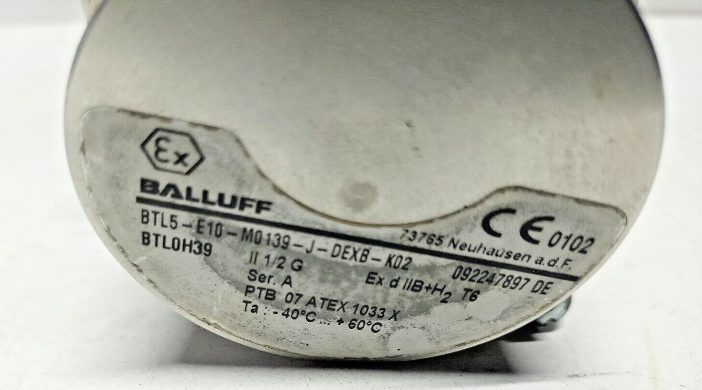 Balluff BTL5-E10-M0139-J-DEXB-K02 ROD LINEAR TRANSDUCER BTL0H39 - NEW Free ship