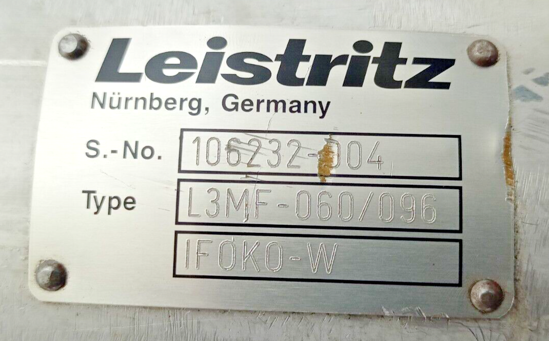 Leistritz L3MF-60/96 IF0K0-W Triple screw pump