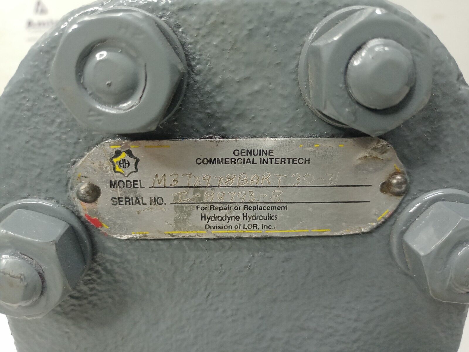 Commercial Intertech M37X978BART30-31 Hydraulic gear motor