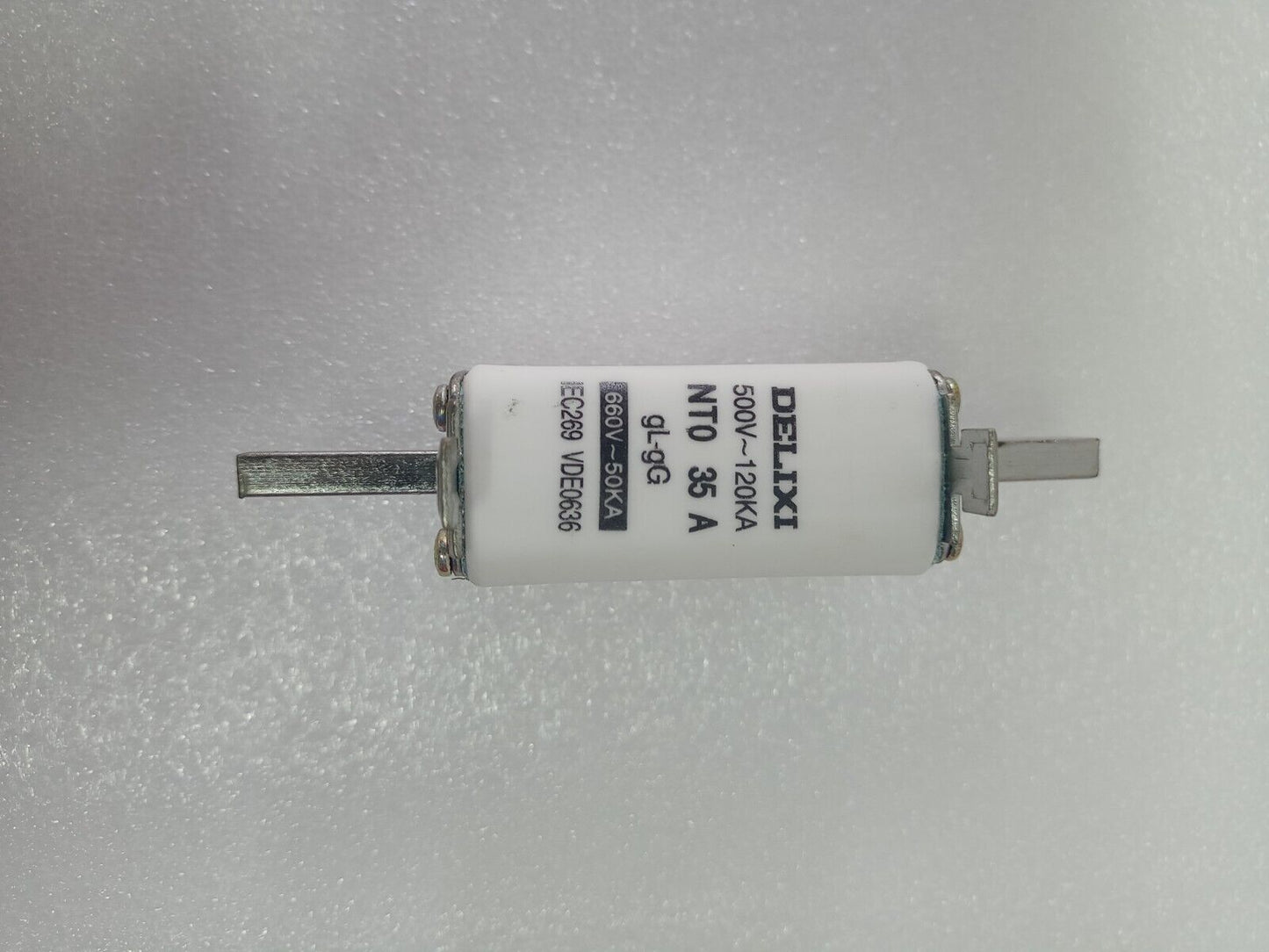 Delixi NT0 35A Fuse 500V, 120KA gL-gG 660V, 50KA - NEW (Lot of 5pcs)
