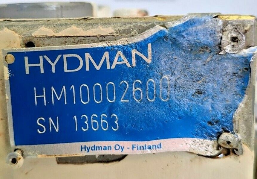 Hydman HM10002600 Hydraulic Control Valve block