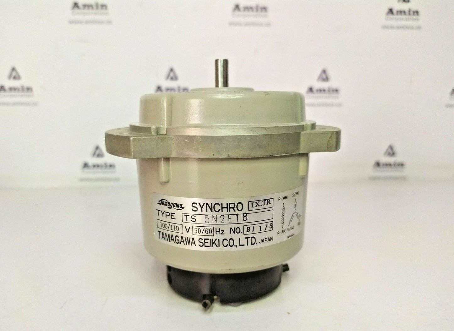 TAMAGAWA Synchro Motor TX.TR TS5N2E18 (100/110V AC, 50/60 Hz) - NEW