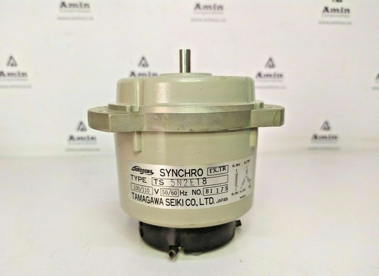 TAMAGAWA Synchro Motor TX.TR TS5N2E18 (100/110V AC, 50/60 Hz) - NEW