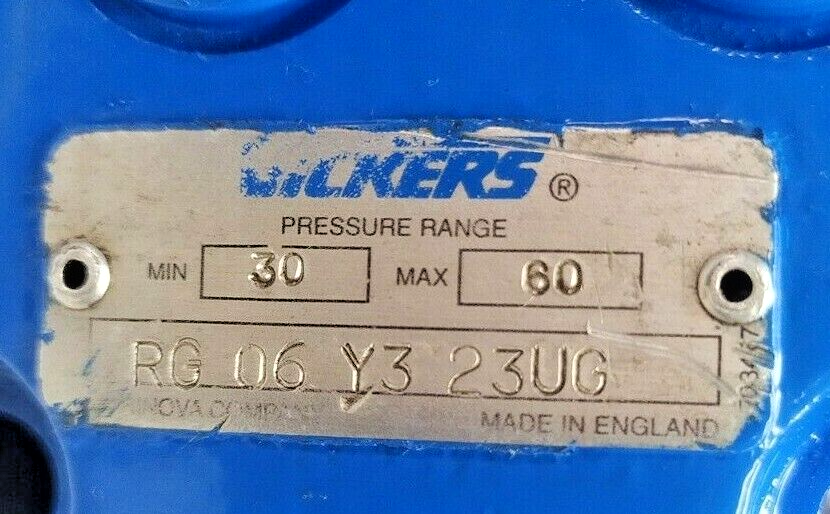 Vickers RG 06 Y3 23UG Pressure Control Valve