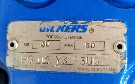 Vickers RG 06 Y3 23UG Pressure Control Valve