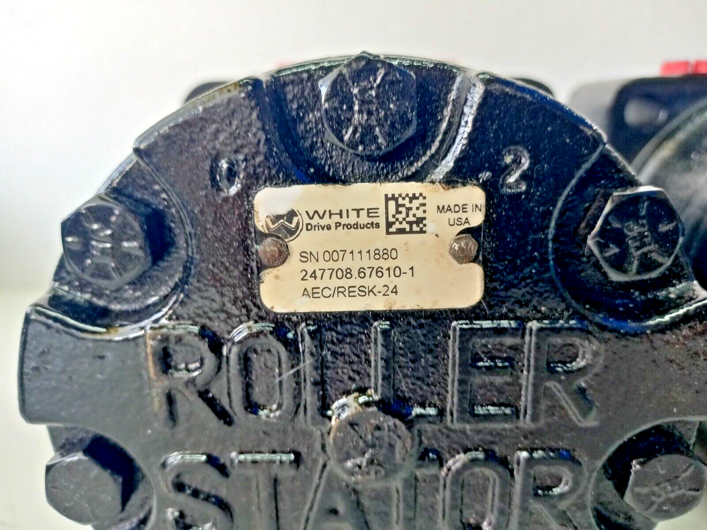 White drive 247708.67610-1 AEC/RESK-24 Roller Stator Hydraulic motor