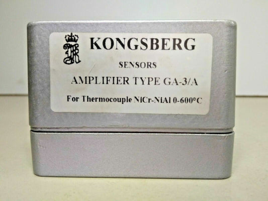 Kongsberg Amplifier type: GA-3A For Thermocouple Nicr-Nial 0-600 C - NEW