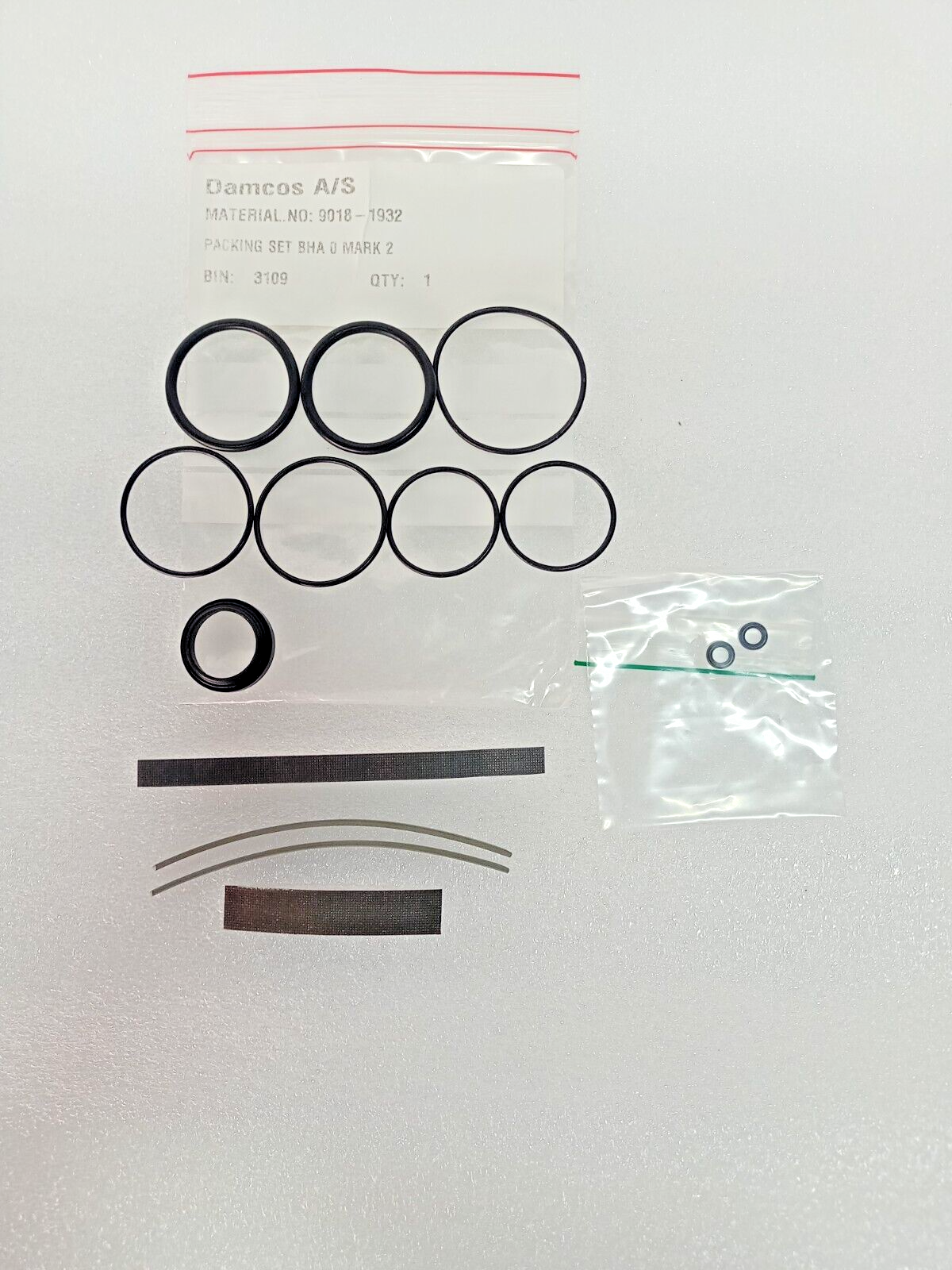 Damcos BHA0-MARK2 Actuator Packing set/Seal kit P/N: 9018-1932