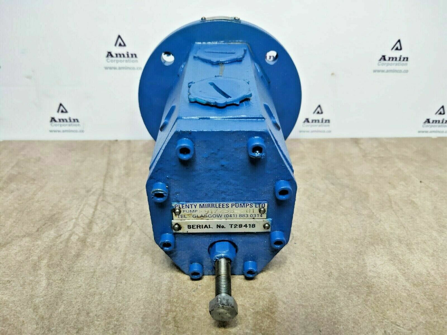 Plenty Mirrlees pump Triro T-range 91/253/501 Triple screw pump