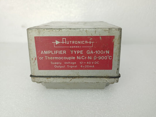 Autronica Amplifier type: GA-100/N For Thermocouple Nicr-Ni 0-900 C - NEW