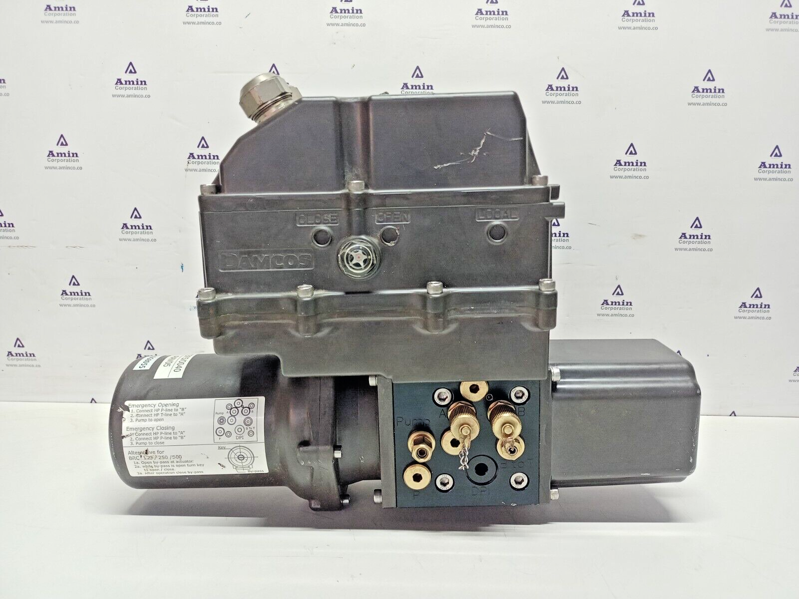 Damcos LPU plus-DD1-0.7S-T2-H2-BA-On/Off PAV05 with BRC 500-B1 actuator 160N1099