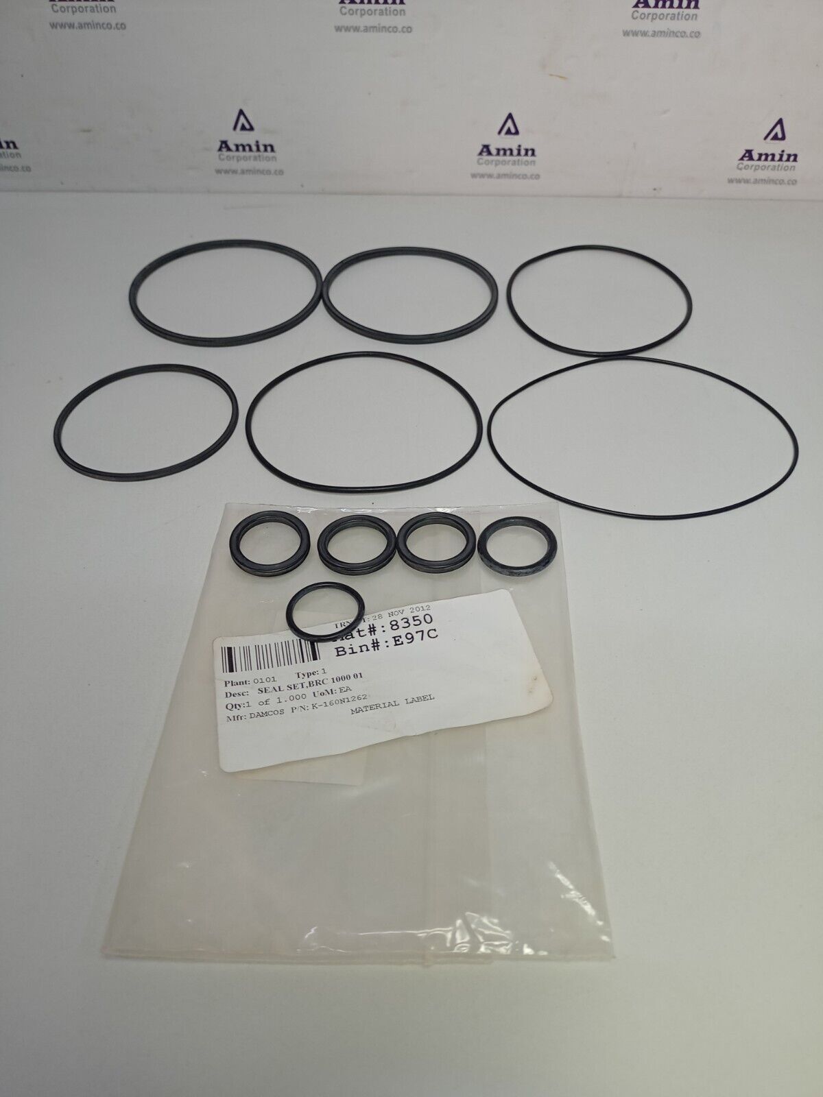 Damcos Seal kit for BRC 1000 B1 P/N: 160N1262 Seal kit - NEW Free fast shipping